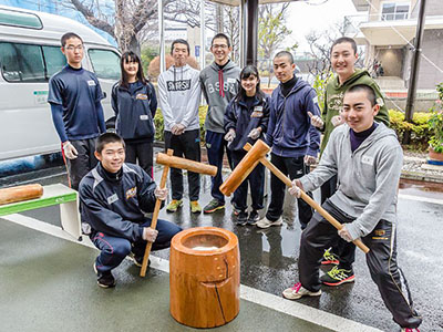 野球部員と清風園の絆