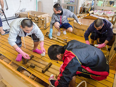 野球部員と清風園の絆